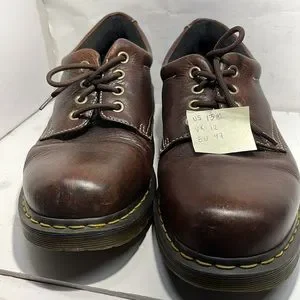 DOC MARTENS Boston men\'s brown leather Lace Up oxford loafers Sz 13 Dr. Martens Men main image 3